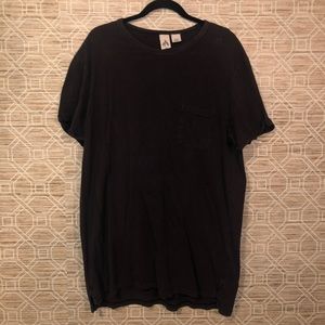 Urban Outfitters Long-Lined Black T Shirt